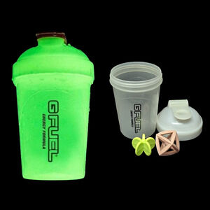 G Fuel Glow In The Dark Shaker Cup 16 oz Mixer Sport Bottle Limited Edition